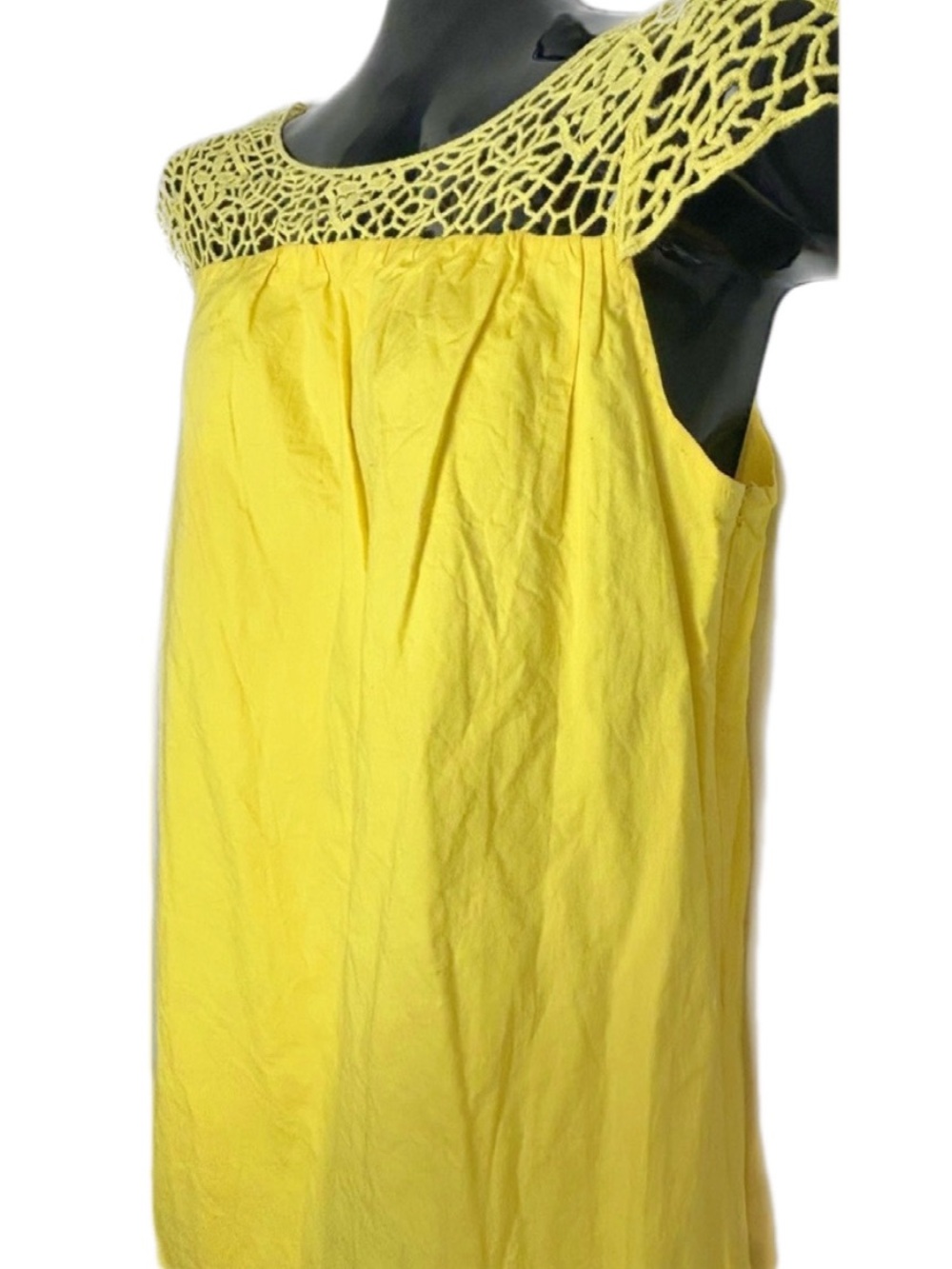 Bright Yellow A-Line Dress - Picture 5 of 7